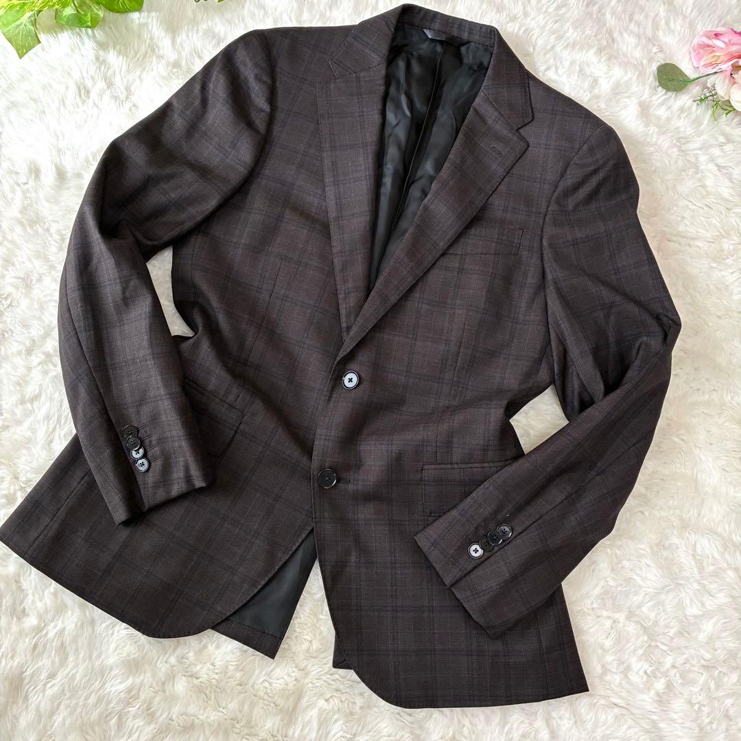SIMPLICITY plus　ロロピアーナ　チェック　スーツ　セットアップ