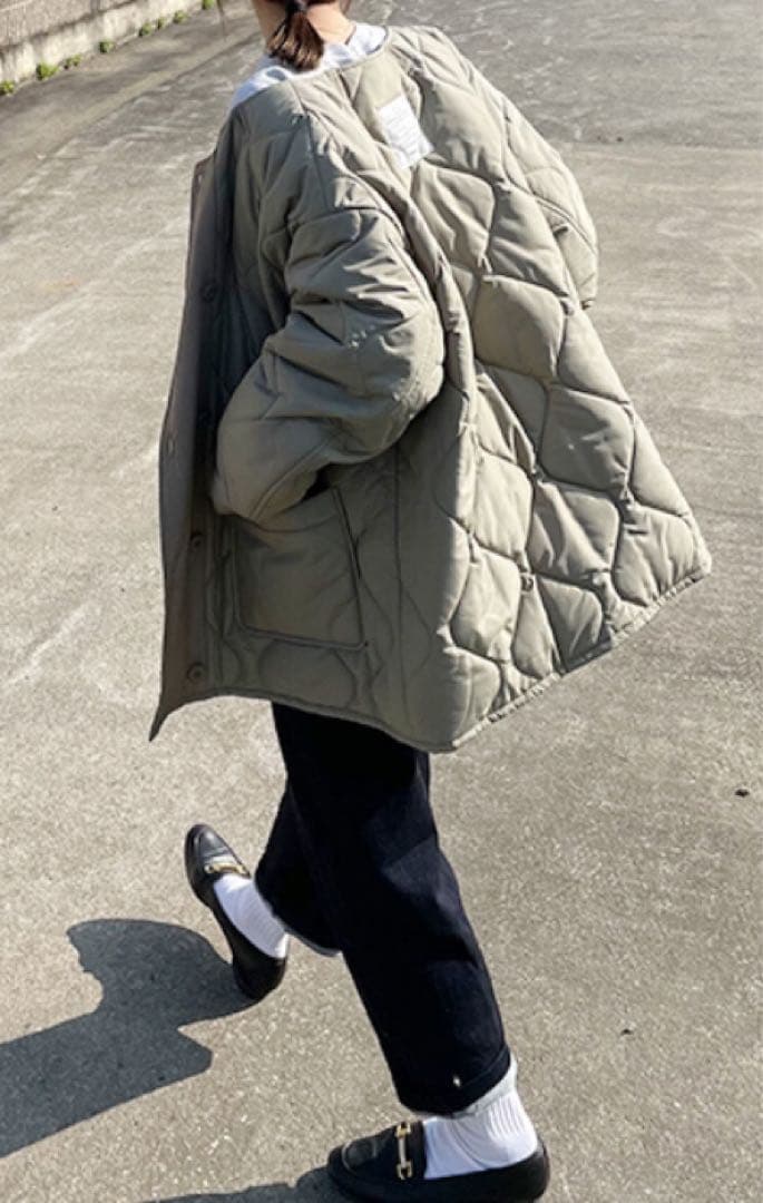 ReNorm × YUKI M65コート×中綿ブルゾンセット　カーキ