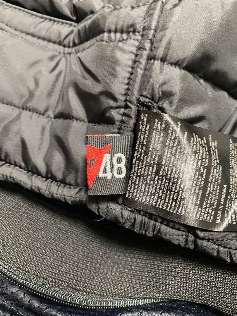 Dainese 冬用ライディングジャケット 黒/赤/白