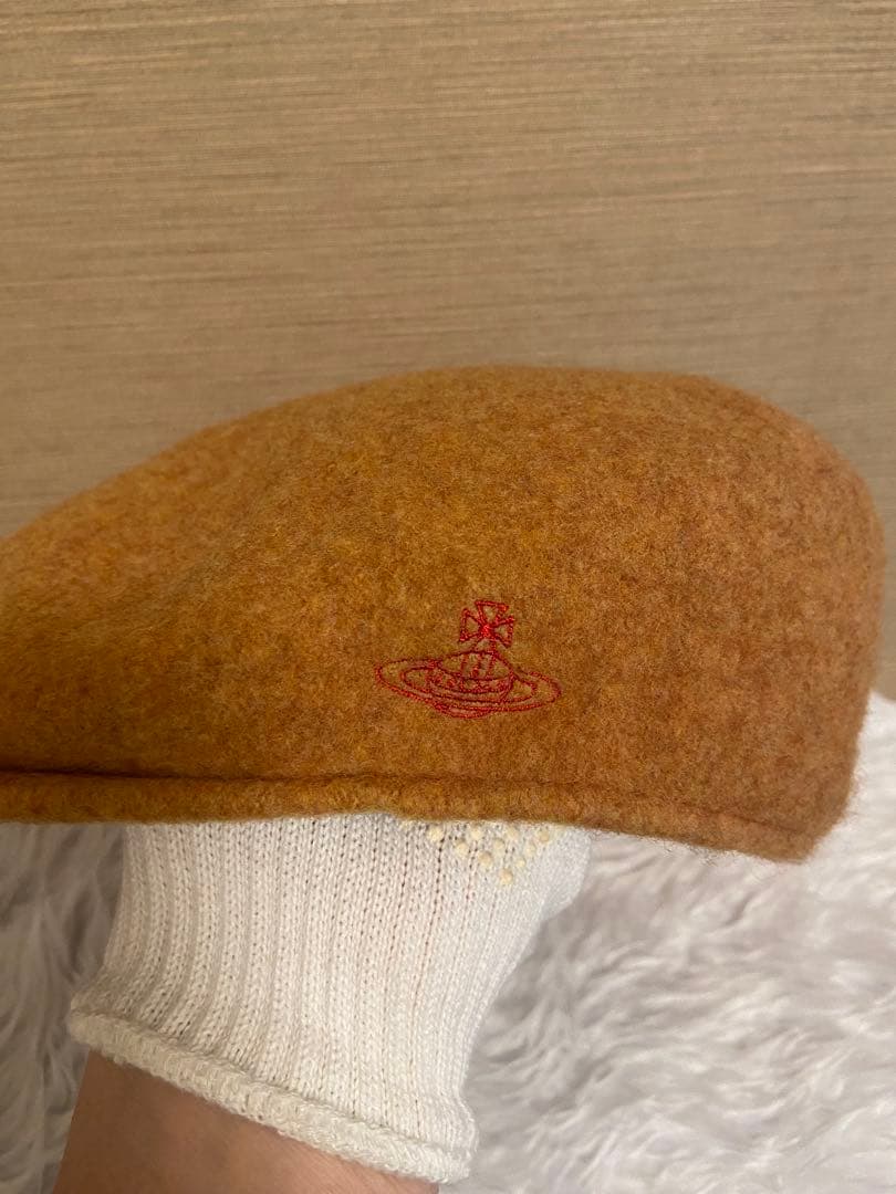 希少レア品.Vivienne Westwood ウールベレー帽.レザー手袋セット