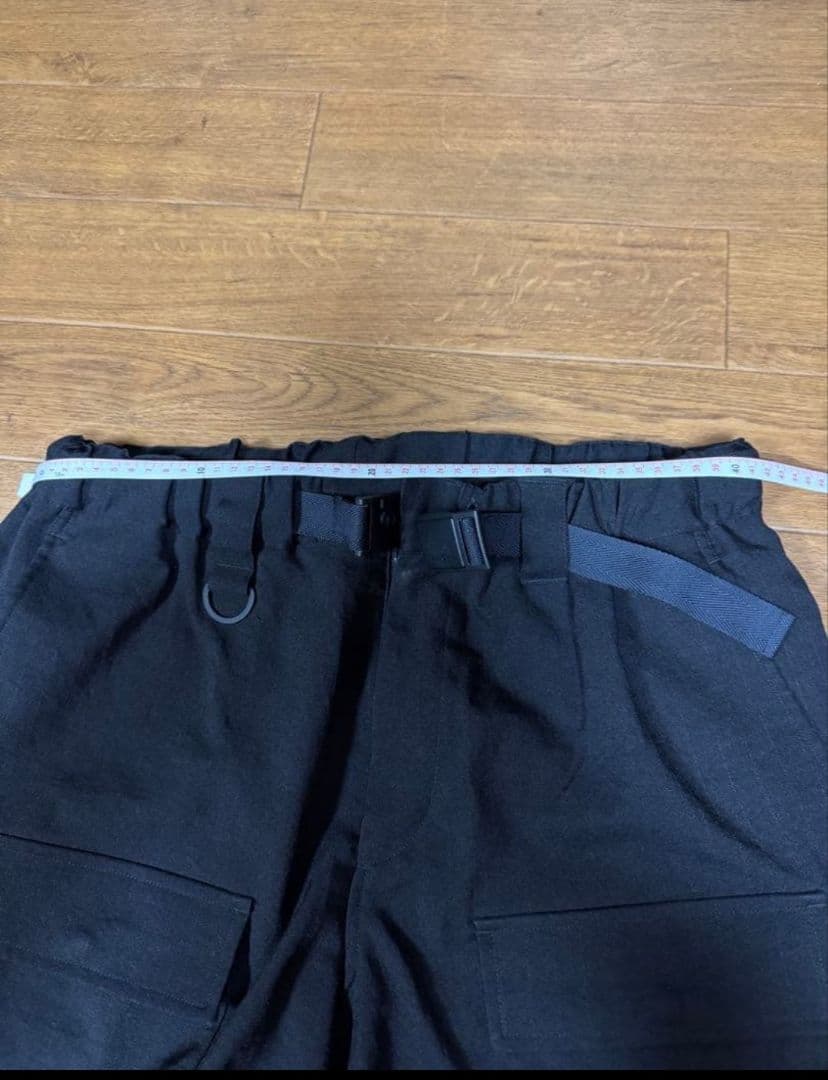 Y3 ブラックカーゴパンツ