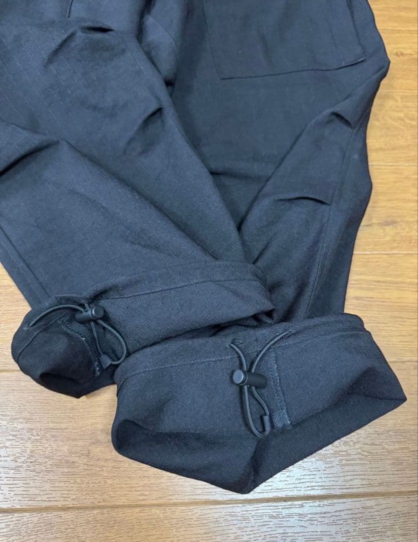 Y3 ブラックカーゴパンツ