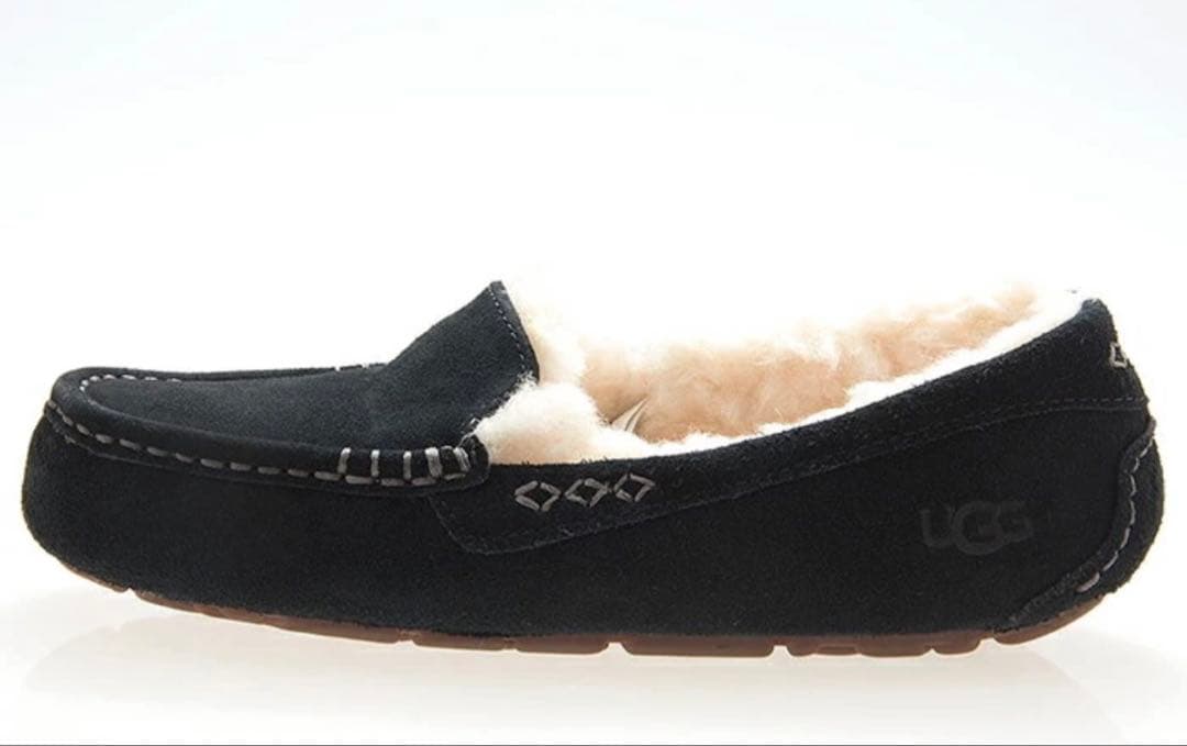 新作 ❤️ ウォータープルーフ UGG アンスレー モカシン ブラック 24cm