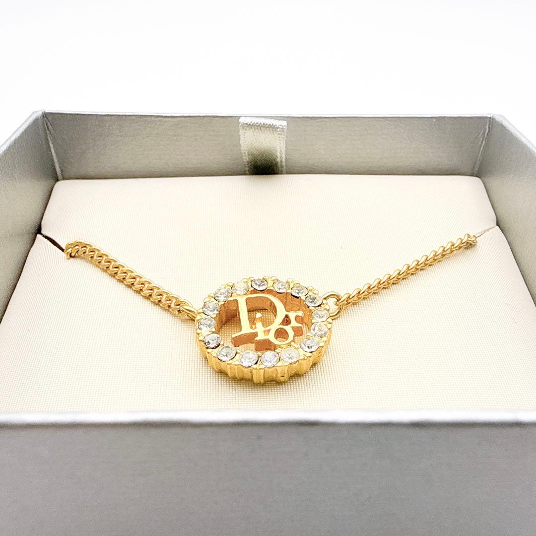 3018 保存箱付き極美品✨　Dior　ネックレス　CD ロゴ　希少　刻印