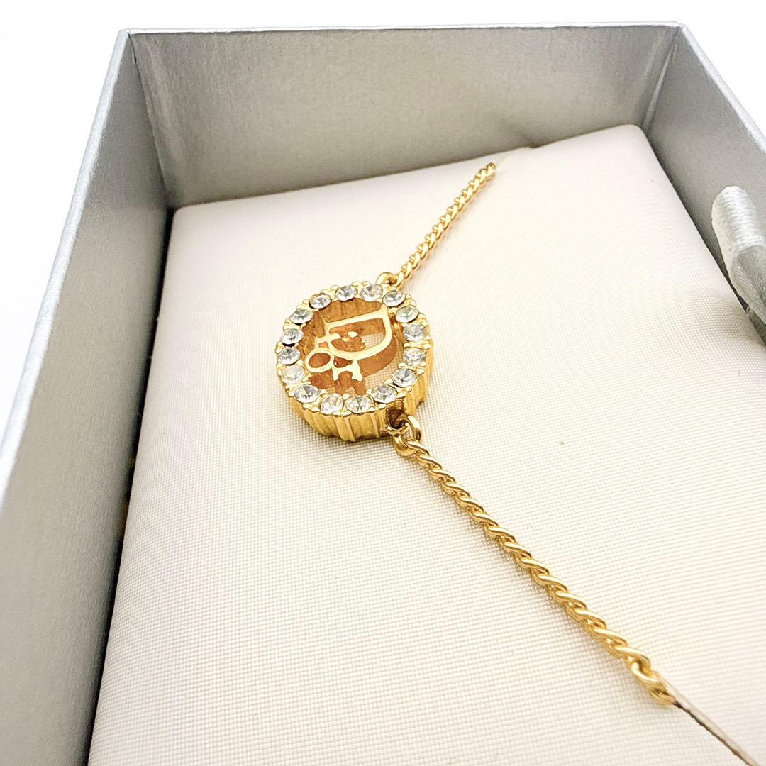 3018 保存箱付き極美品✨　Dior　ネックレス　CD ロゴ　希少　刻印