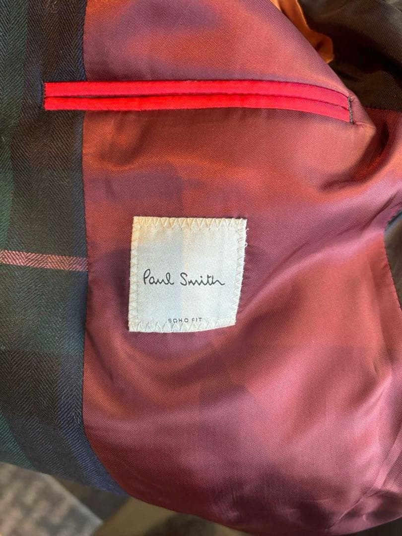 Paul Smith ターンチェック　ジャケット　サイズ38