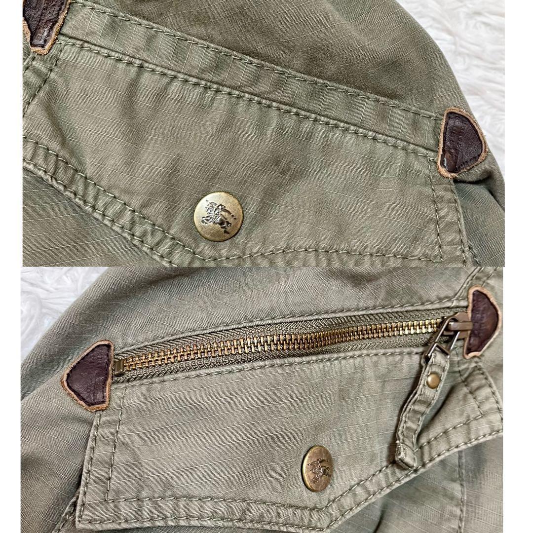 BURBERRY BLUE LABEL キルティングライナー付きモッズコート