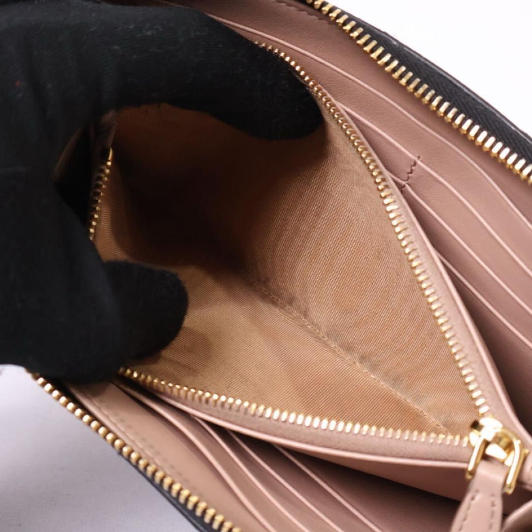 【極美品】PRADA ヴィッテロダイノ　ジップアラウンドウォレット　長財布　黒