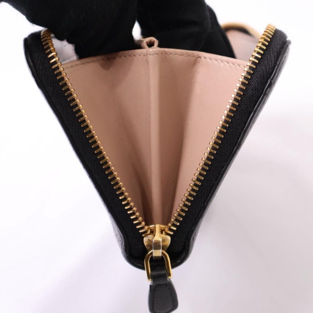 【極美品】PRADA ヴィッテロダイノ　ジップアラウンドウォレット　長財布　黒