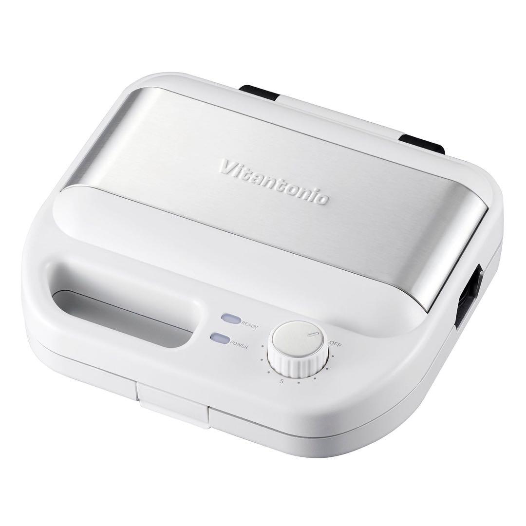 新品　Vitantonio ワッフル・ホットサンドメーカー 2枚セット ホワイト