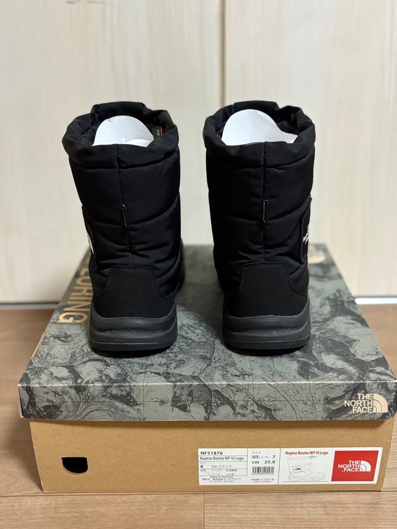 ザ・ノース・フェイス　ヌプシ ウォータープルーフ　25センチ　スノーブーツ