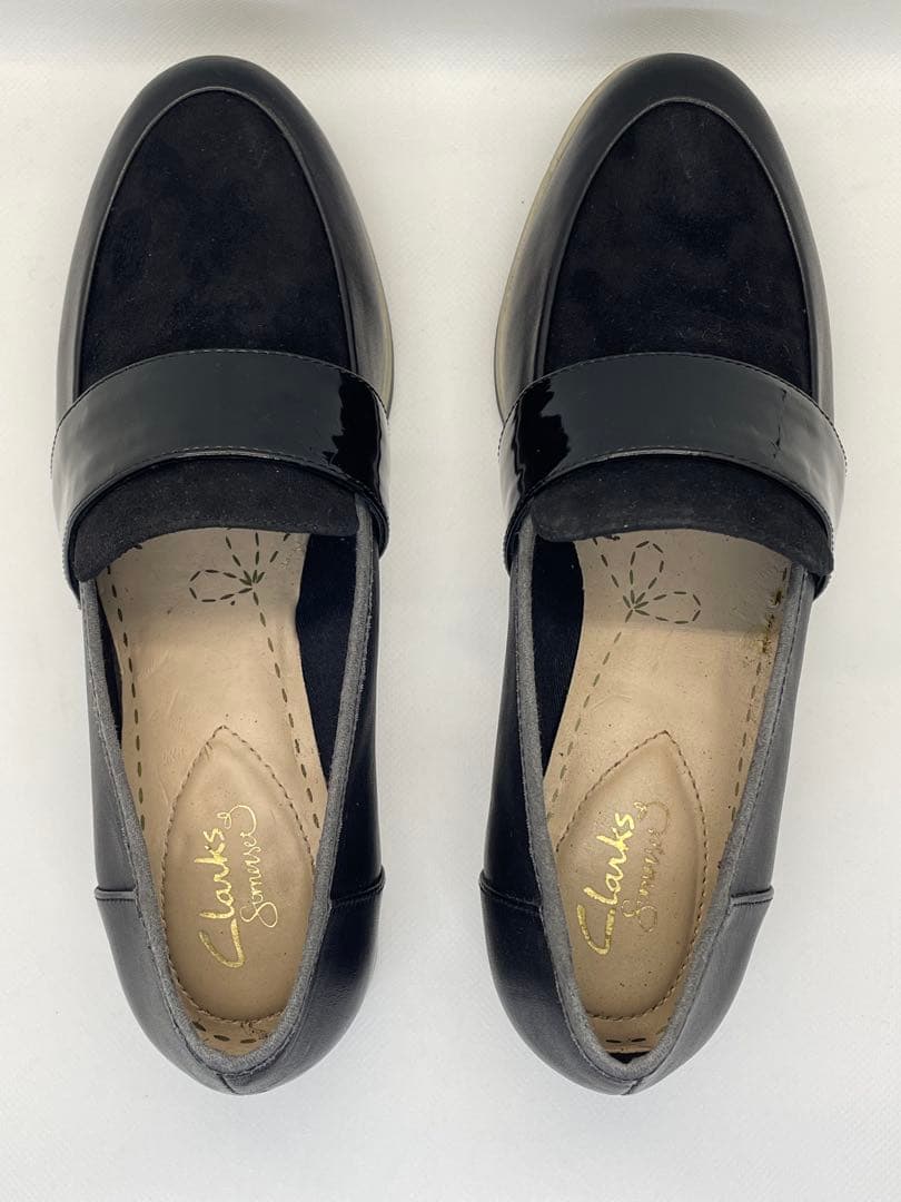 クラークス ローファー レディース ブラック