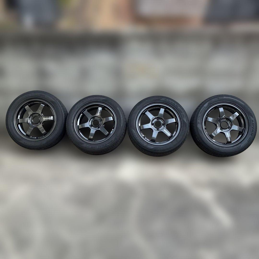 Rays ボルクレーシング　TE37 15インチタイヤセット