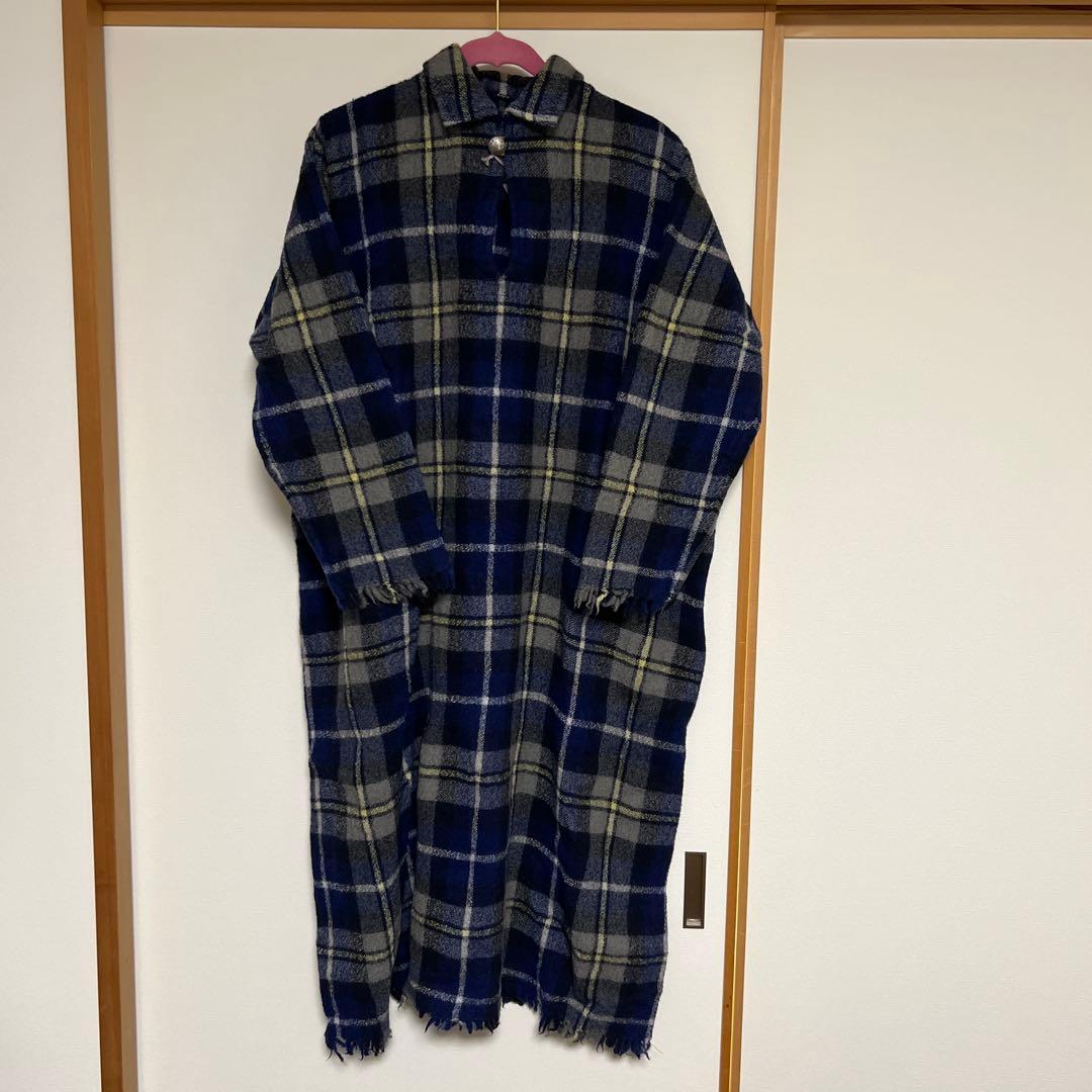 45rインドメリノ縮絨のドレス