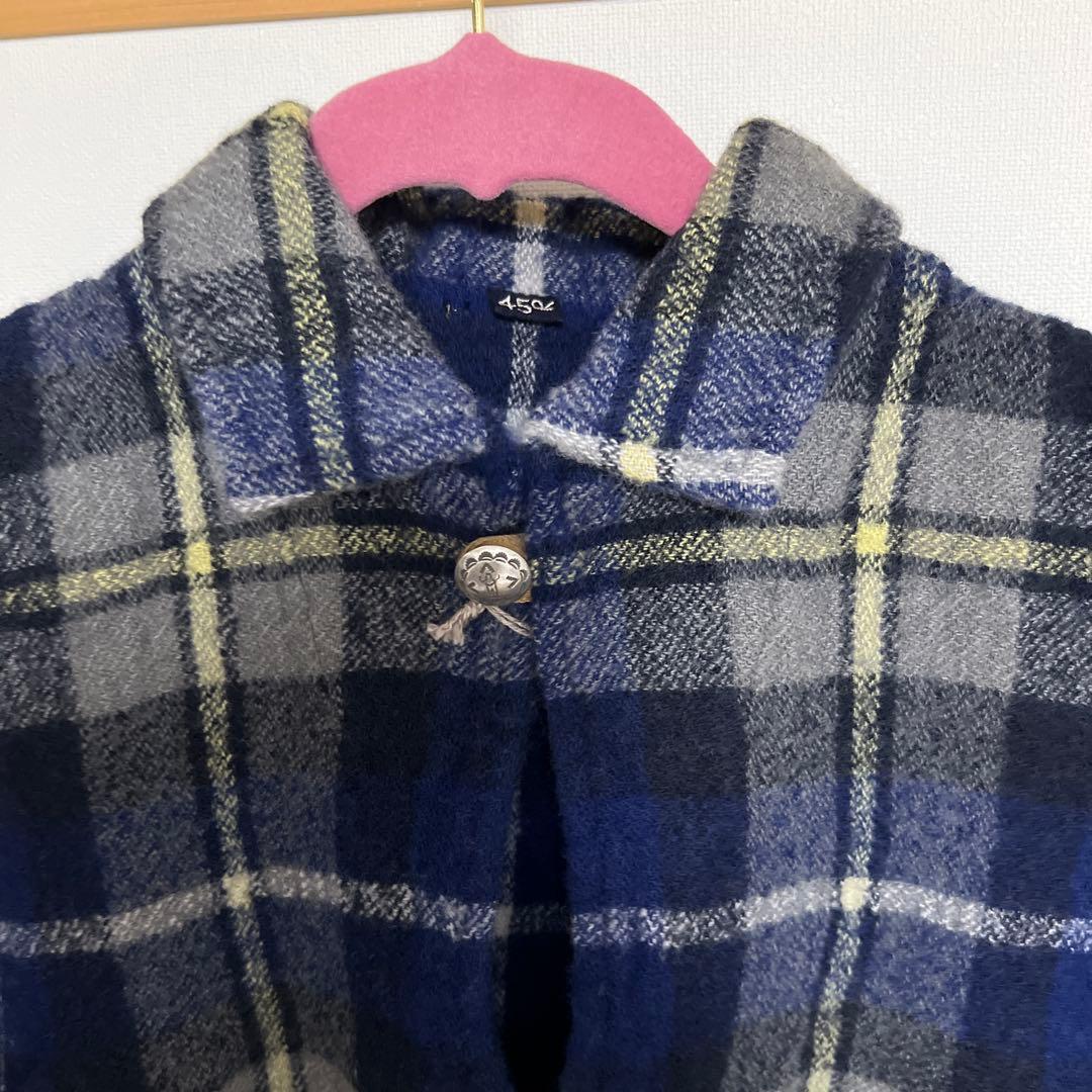 45rインドメリノ縮絨のドレス