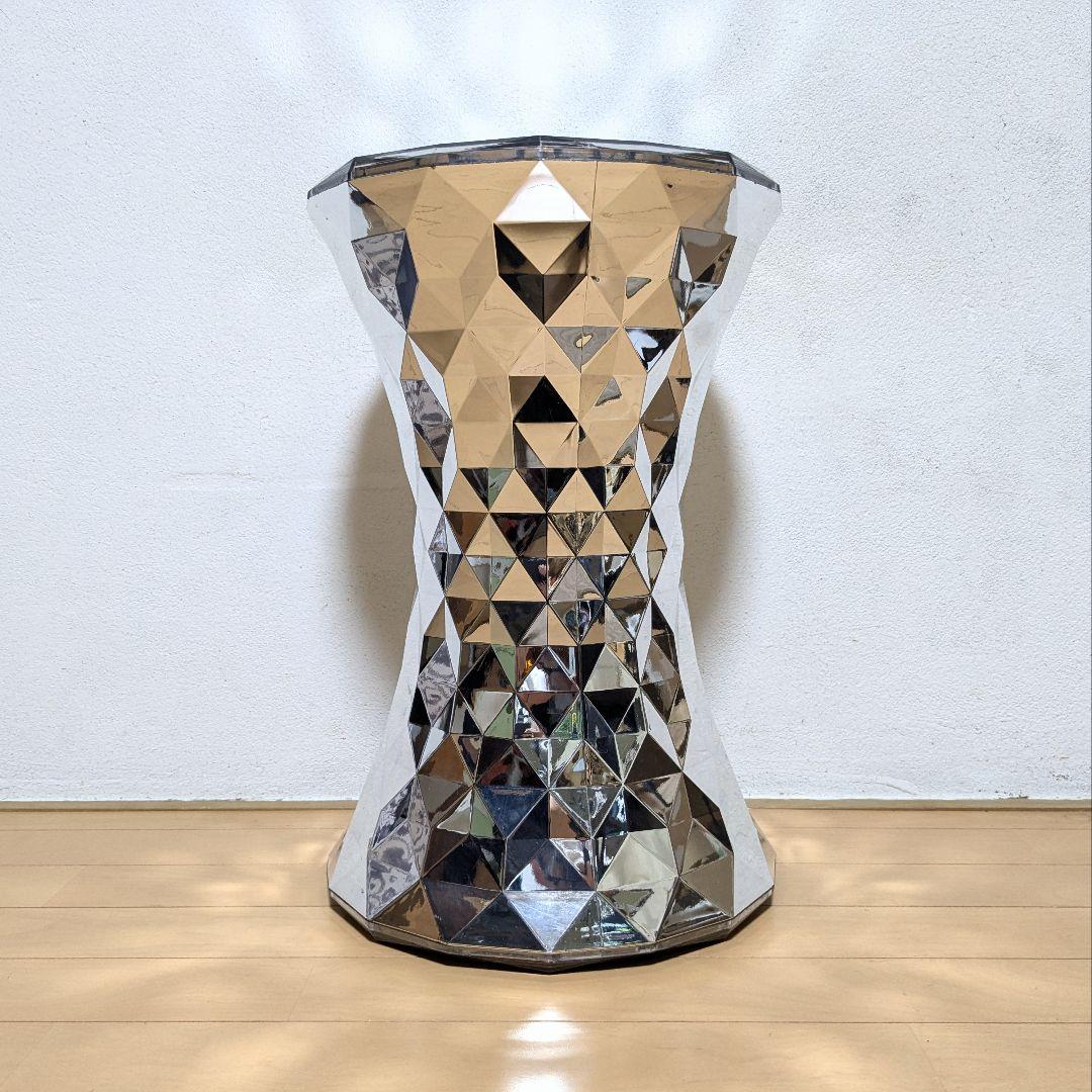 美品 Kartell STONE カルテル ストーン スツール クローム ②