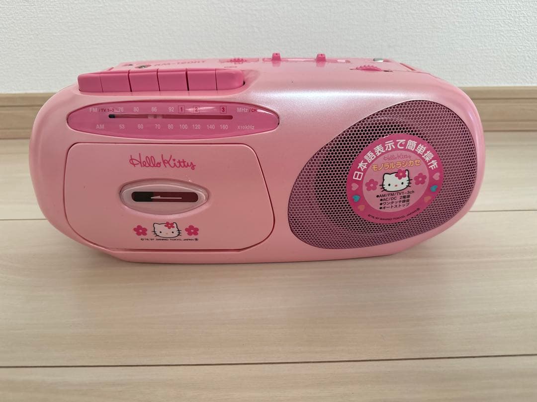 新品未使用✨ハローキティ カセットレコーダー RM-120KT