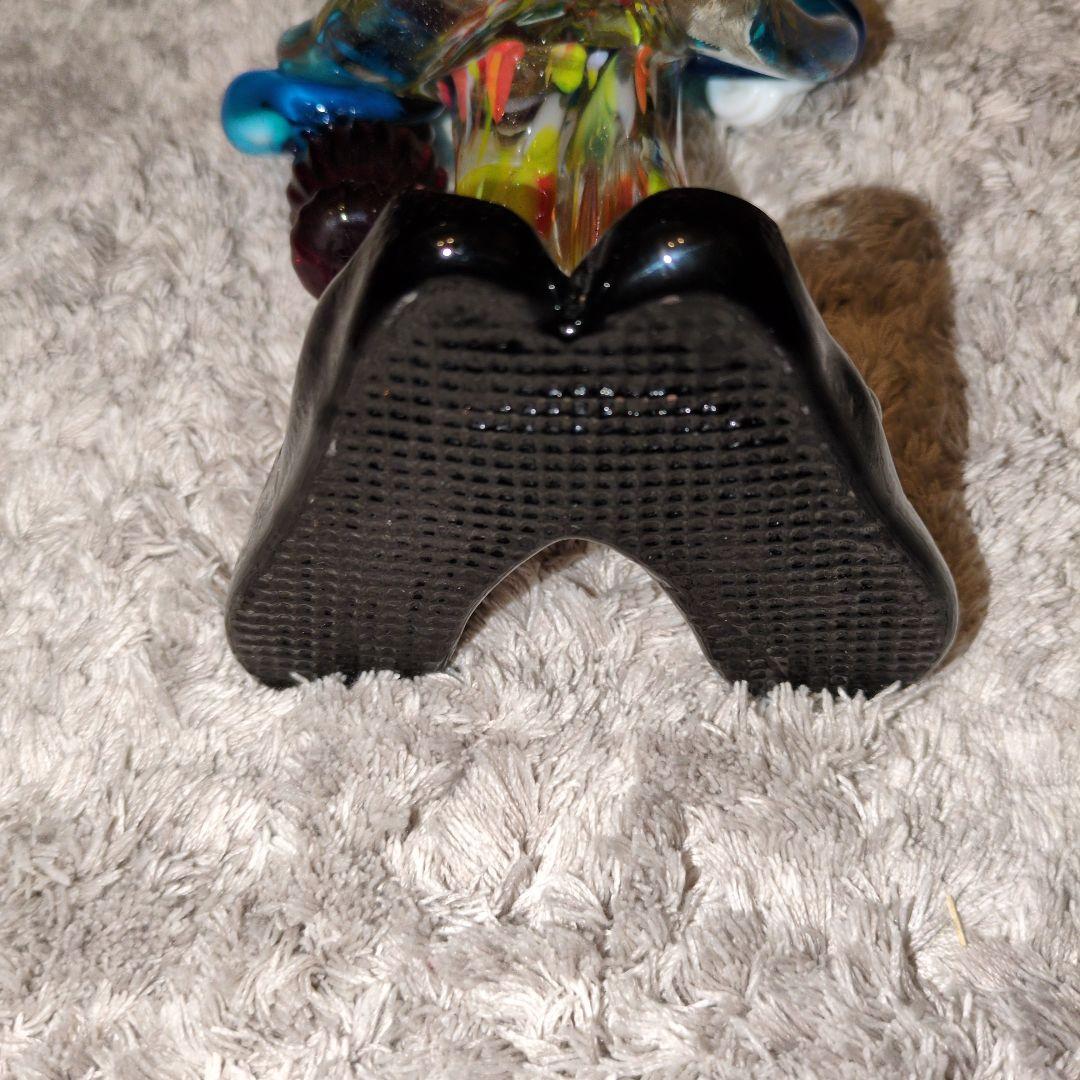 イタリア　ムラーノガラス　ピエロ　大きめサイズ置物