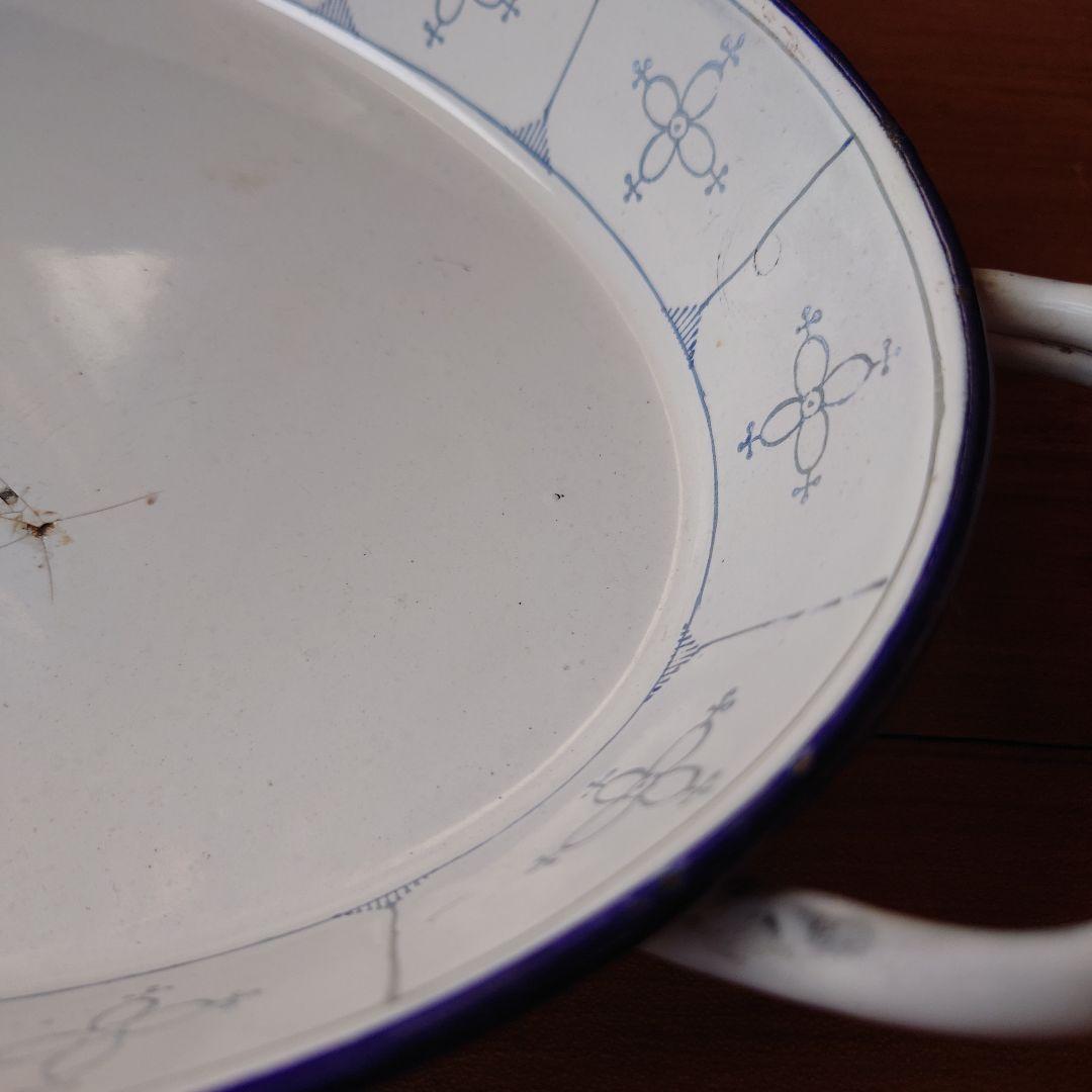 フランスアンティーク琺瑯パン