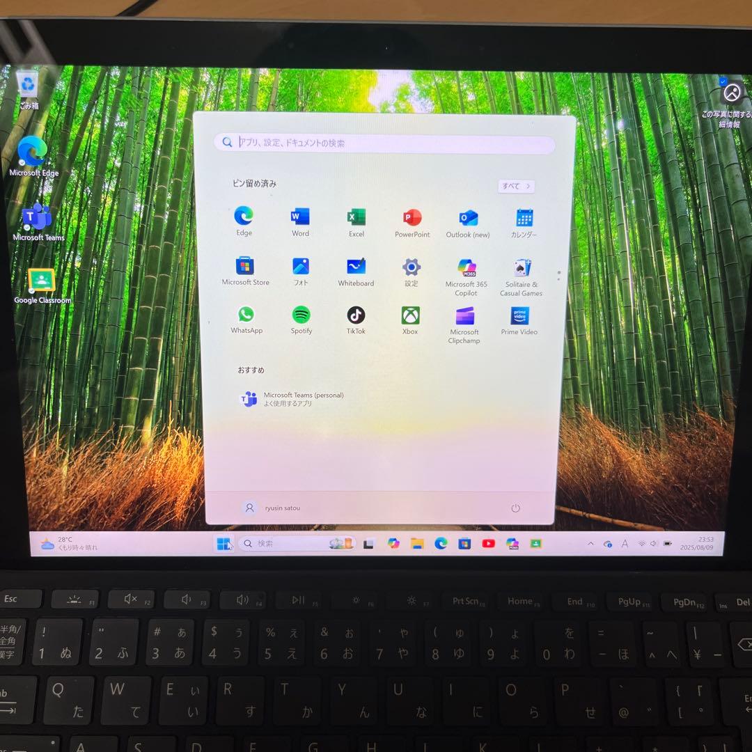 Windowsタブレット本体 Microsoft surface go 3 64GB