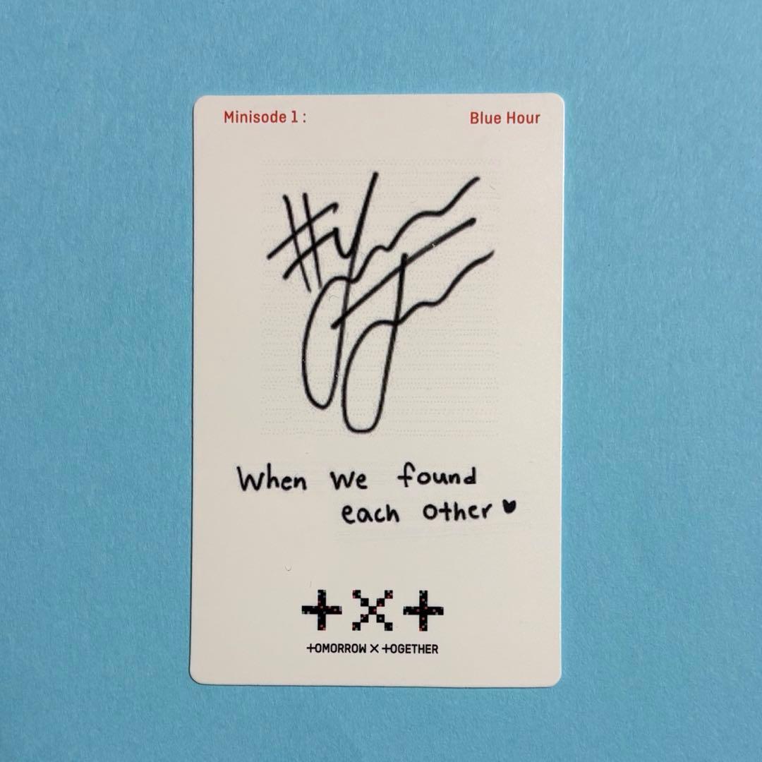 TXT ヨンジュン　Blue Hour ラキドロ ピンク髪 希少レア