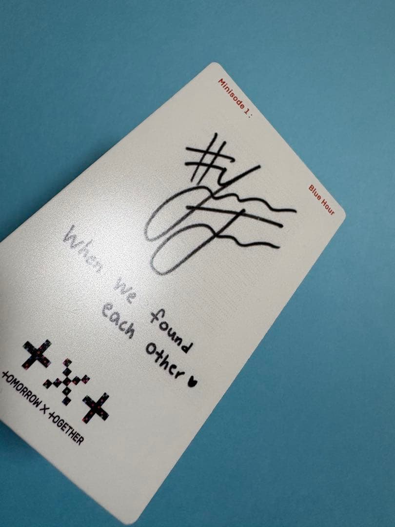 TXT ヨンジュン　Blue Hour ラキドロ ピンク髪 希少レア