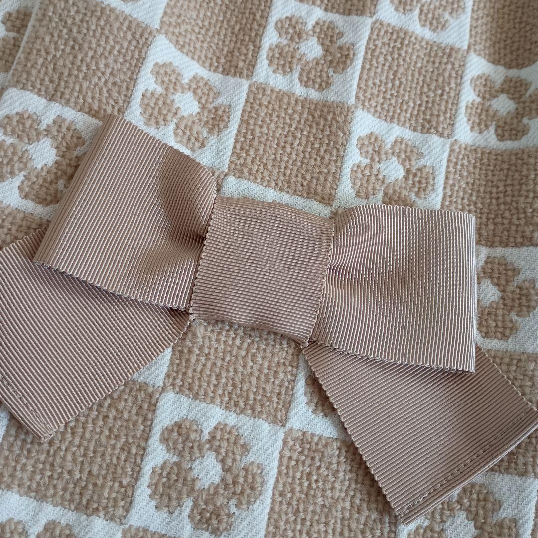 エムズグレイシー　カタログ連載 市松模様 フラワープリント ワンピース М