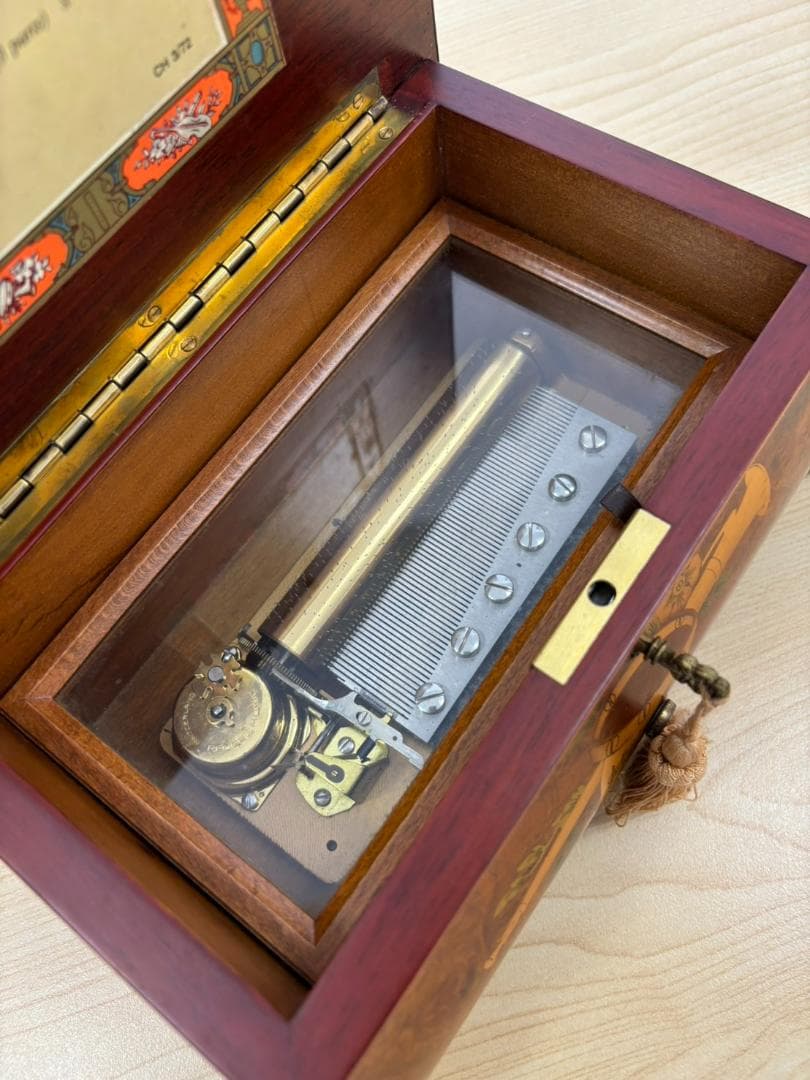 良音 高級オルゴール REUGE 72弁 ピアノ協奏曲第2番 3曲 ラフマニノフ