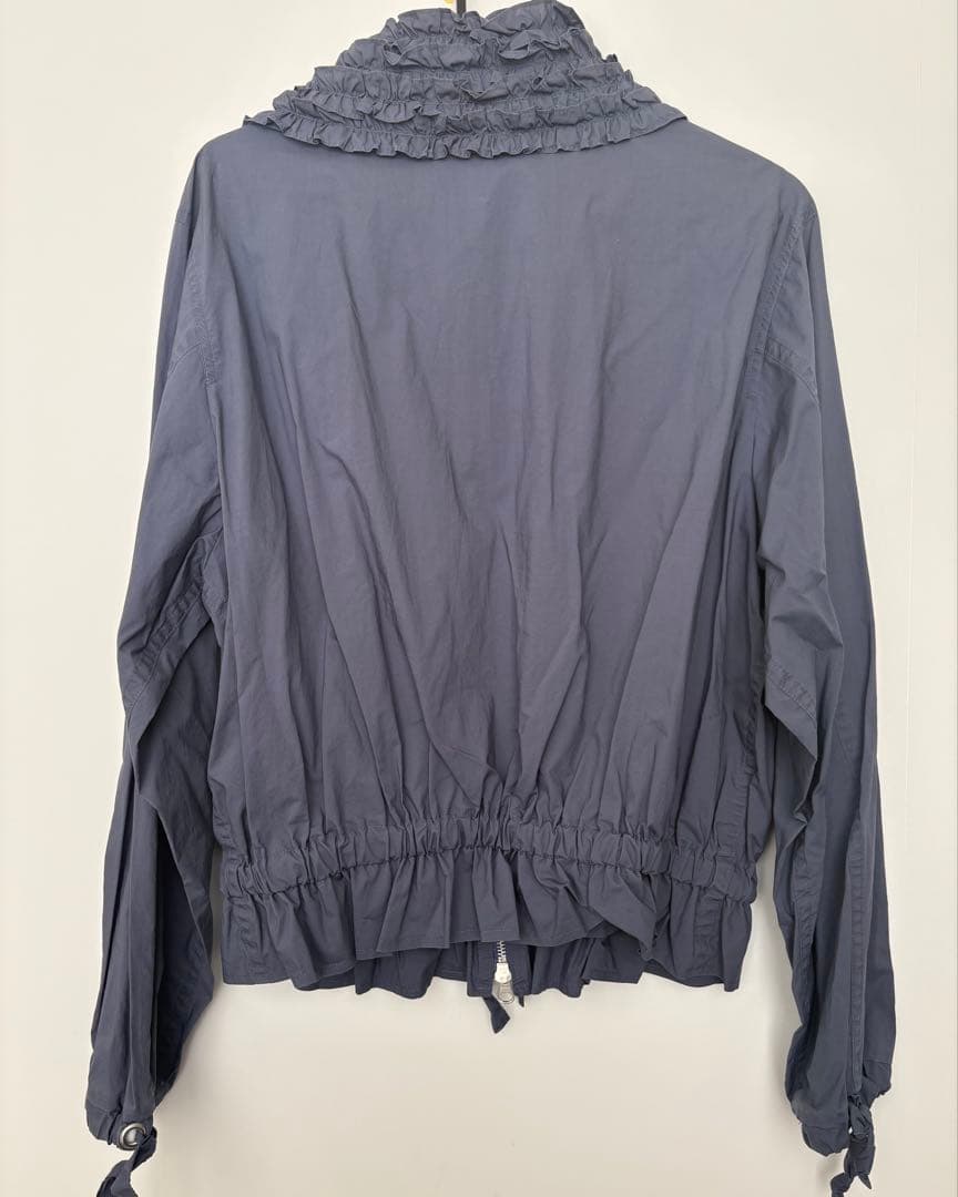 本日終了 未使用タグ付 ジェーンマープルドンルサロンフリルカラージップブルゾン