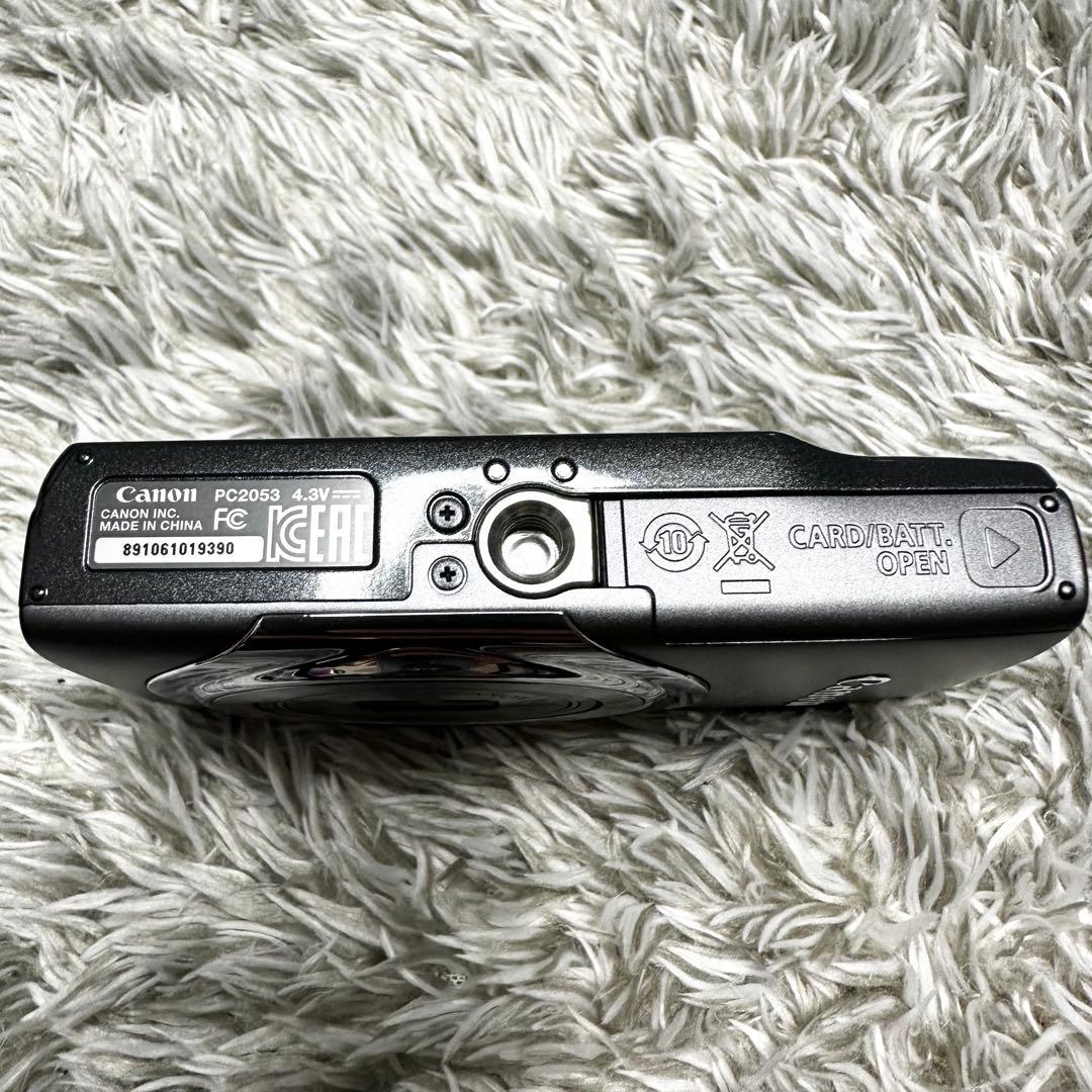 【極美品】キャノン IXY130コンパクトデジカメ　グレー　メモリーカード付