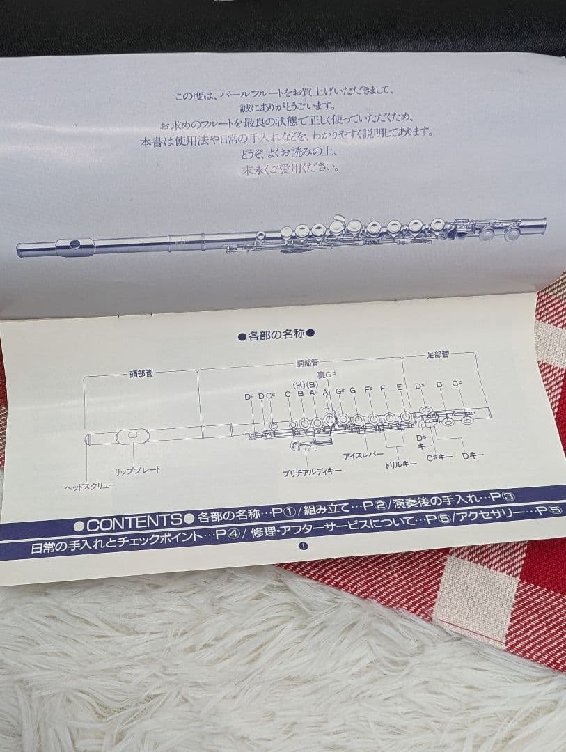 緊急2000円値下げ●Pearl PF-501 フルート 本体