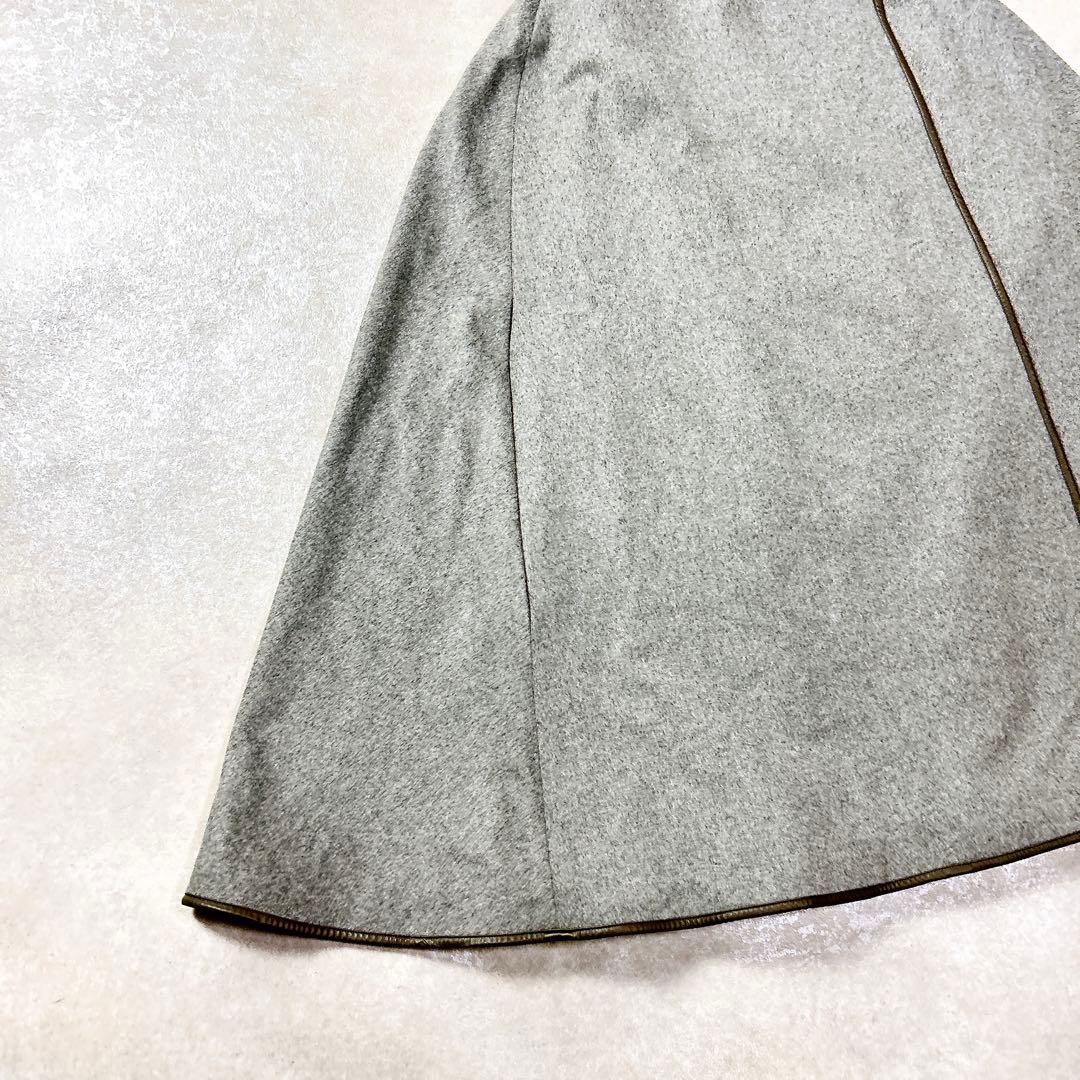 【美品】エストネーション　estnation カシミヤビーバーケープコート