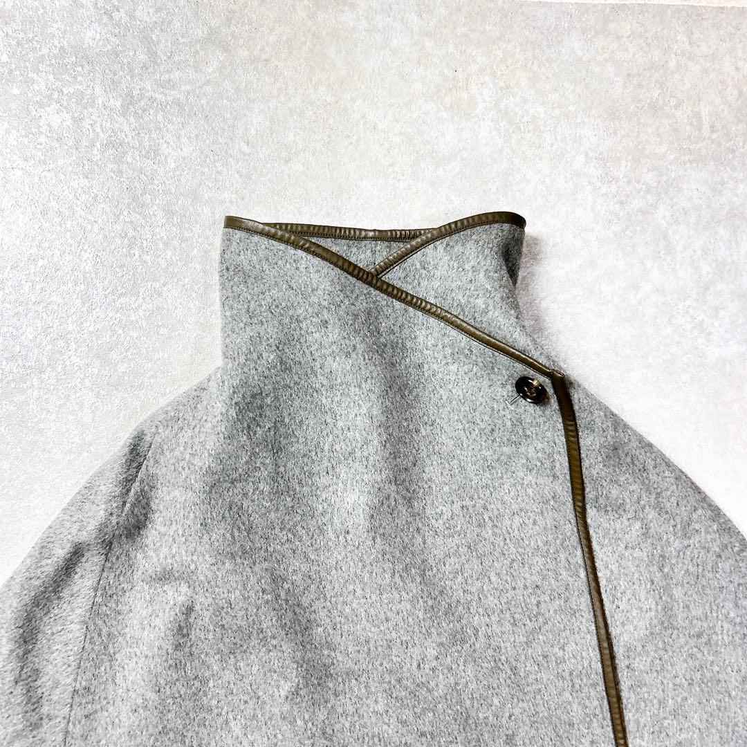 【美品】エストネーション　estnation カシミヤビーバーケープコート