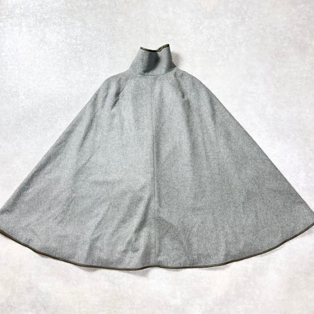 【美品】エストネーション　estnation カシミヤビーバーケープコート