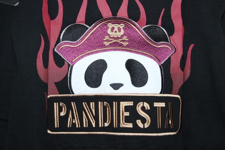 パンディエスタ サーマルパーカ＋２WAY迷彩パンツ L 黒 PANDIESTA