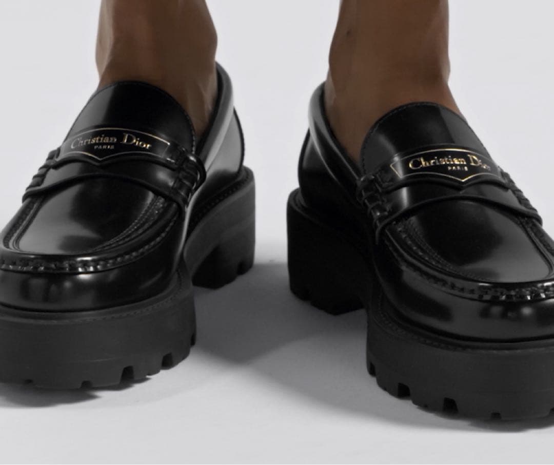 林*子様 （新品未使用）靴袋付きChristian Diorローファー