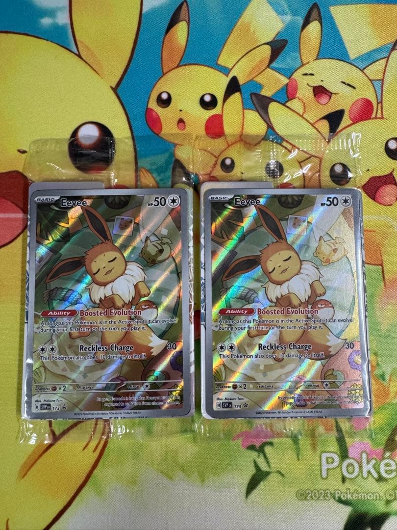 イーブイ AR プロモ 海外版 英語版 海外限定イラスト 未開封 10枚