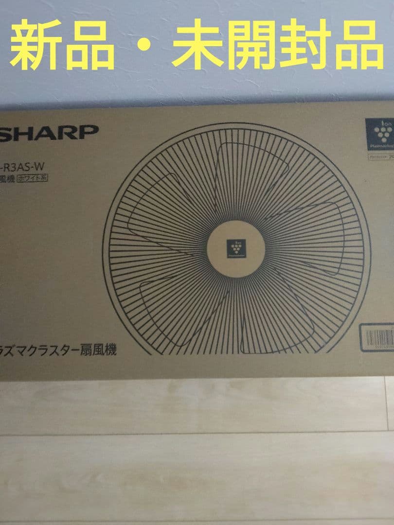 シャープ 扇風機 リズム風 プラズマクラスター7000 PJ-R3AS-W