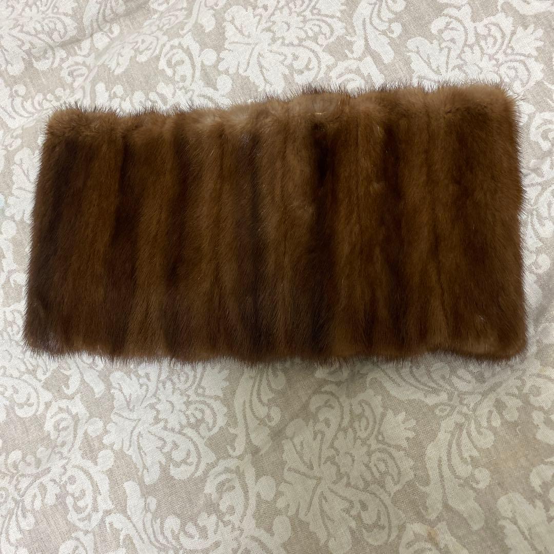 ミンクリバーシブルスヌード