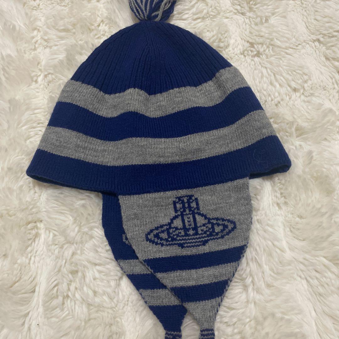 【レア】ヴィヴィアン Vivienne Westwoodニット帽 耳あて付き