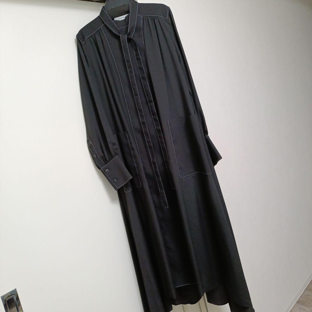 新品 アド━ア(38)ブラックワンピース