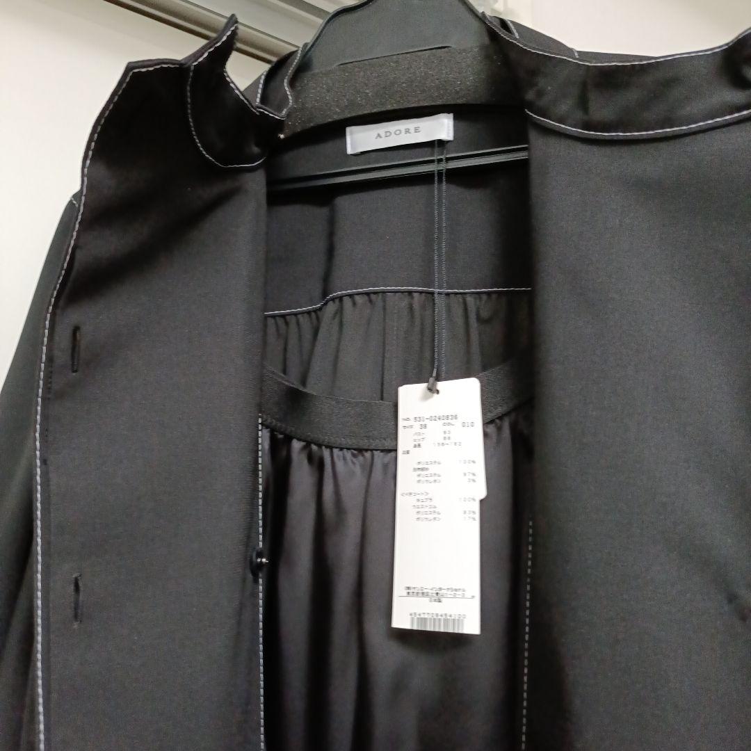 新品 アド━ア(38)ブラックワンピース