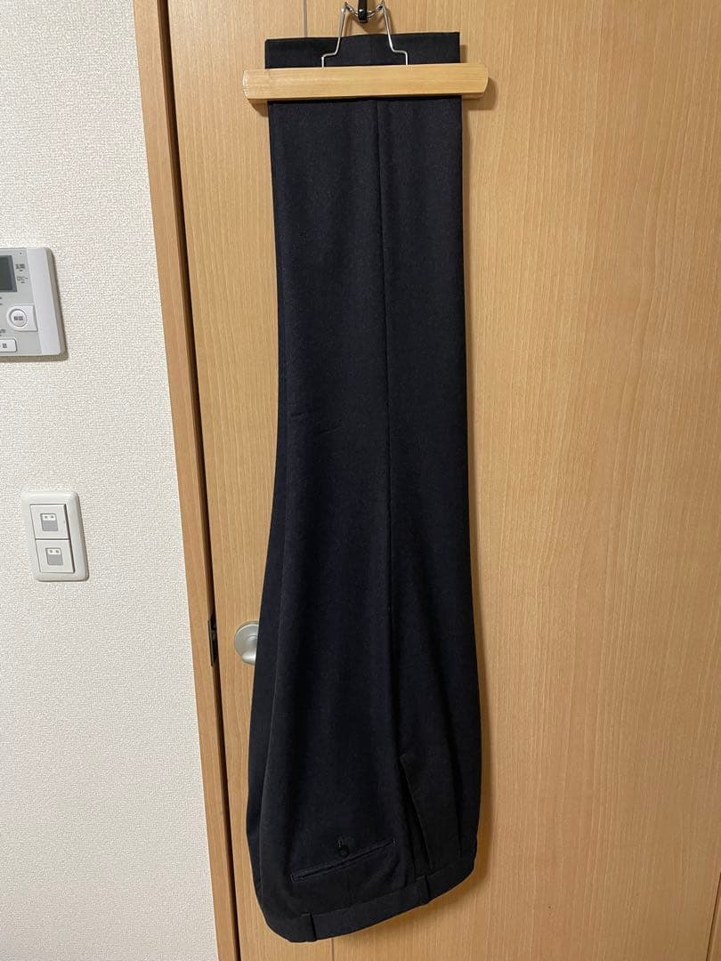 31 ブルックスブラザーズリージェントカノニコフランネルトラウザーズ　グレー