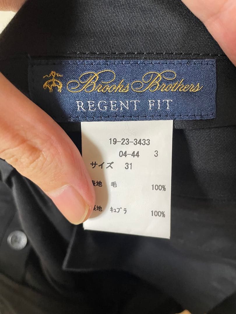 31 ブルックスブラザーズリージェントカノニコフランネルトラウザーズ　グレー