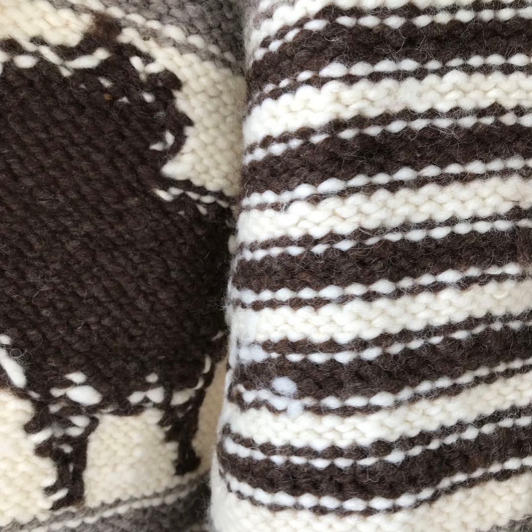 ハンティングワールド　カウチンセーター　M　ウール100　カナダ製