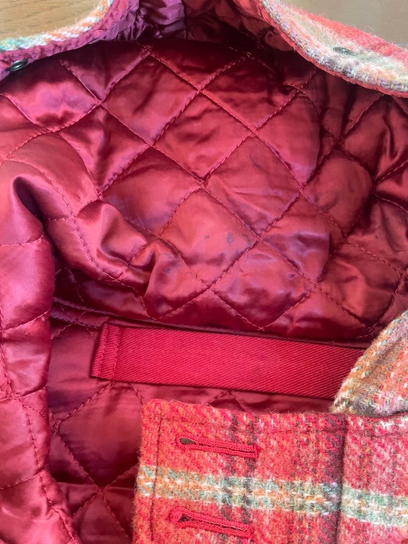 カールヘルム　ダッフル熊刺繍　ダッフルコート　ピンクハウス