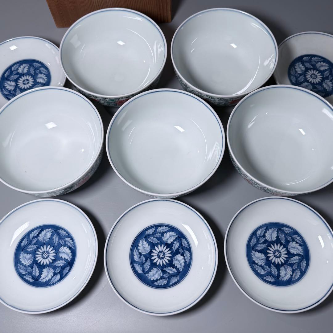 無形文化財指定　人間国宝　十二代　今右衛門　「錦　花唐草文蓋物」　高級ライン