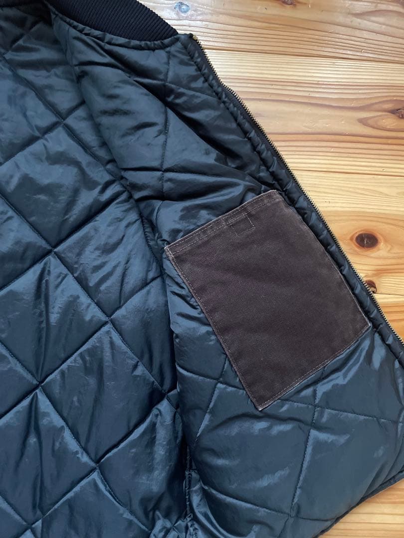 carhartt カーハート USA製 ダック ベスト ブラウン フェード 古着
