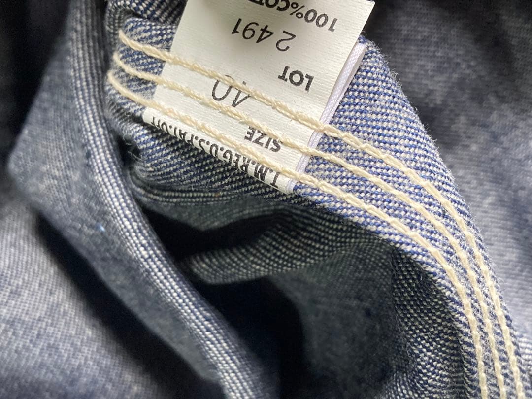Lee 復刻　91-Bジャケット　N.O.N ノンウォッシュ　40 カバーオール