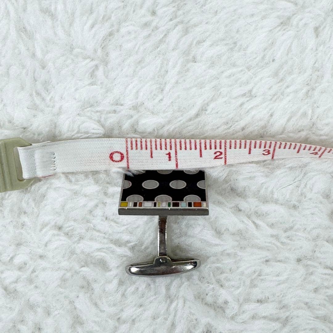 【美品】Paul Smith ポールスミス　カフス　黒　水玉